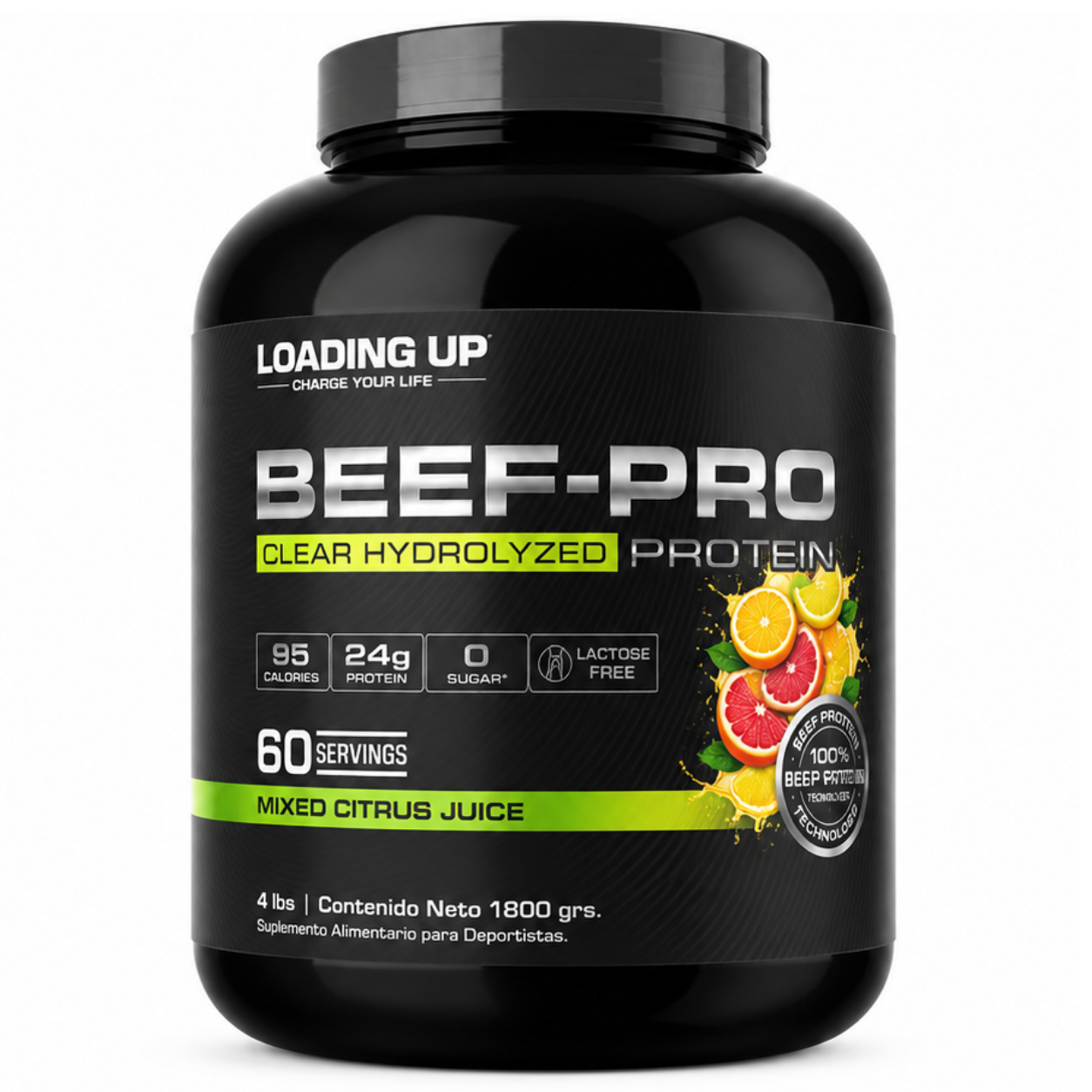 Beef-Pro Clear Hydrolyzed Protein 1.8 kg | 60 porciones