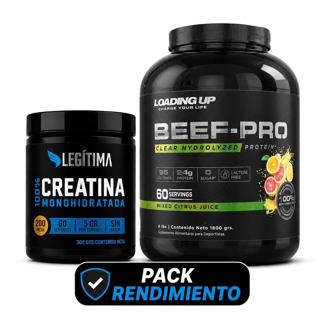 Pack Rendimiento | Beef-Pro + Creatina Legítima