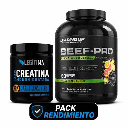 Pack Rendimiento | Beef-Pro + Creatina Legítima